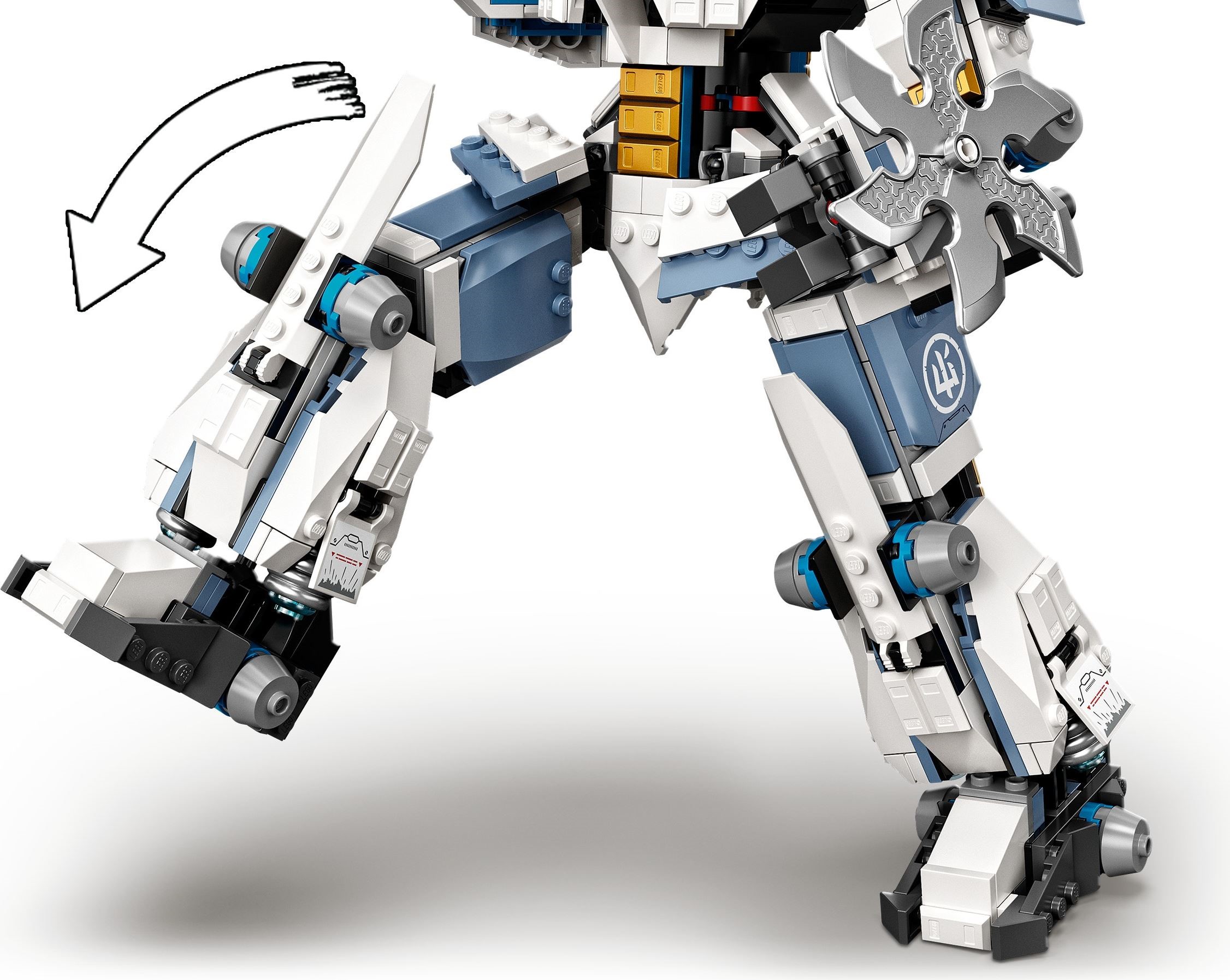 ninjago zane's titan mech