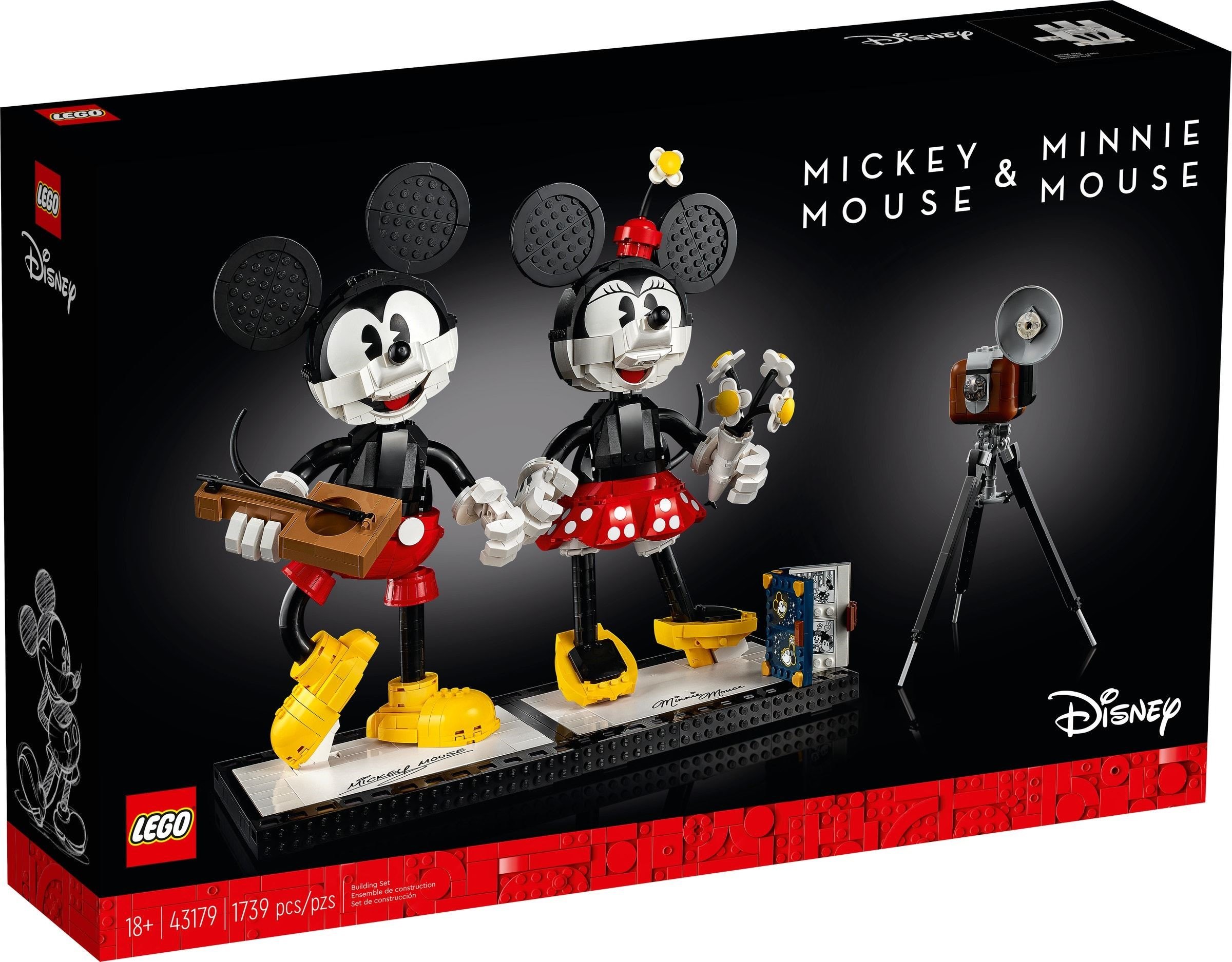 Eindeloos Absoluut doe niet Koop LEGO Disney - Mickey Mouse & Minnie Mouse Buildable Characters (43179.)