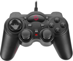 Speedlink - Thunderstrike Gamepad - für PC, schwarz