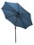 Living Outdoor - Leeds Parasol With Crank & Tilt Ø 3 meter - Black/Tapestry Blue (48934) thumbnail-1
