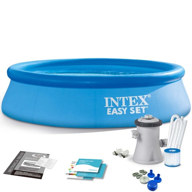 INTEX - Easy Set Pool m/Filter Pumpe 2.44m x 61cm (1.942 L)