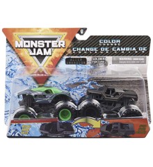Monster Jam 1:64 2 Pakke - Alien Invasion & Soldier Fortune