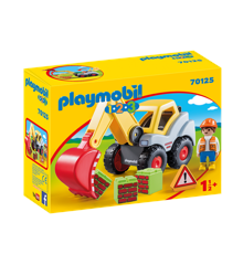 Playmobil - 1.2.3 - Shovel Excavator (70125)