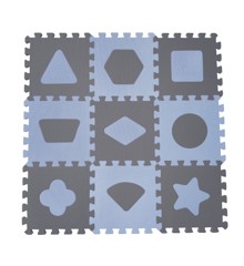 BabyDan - Playmat Geometric Shapes - Blue