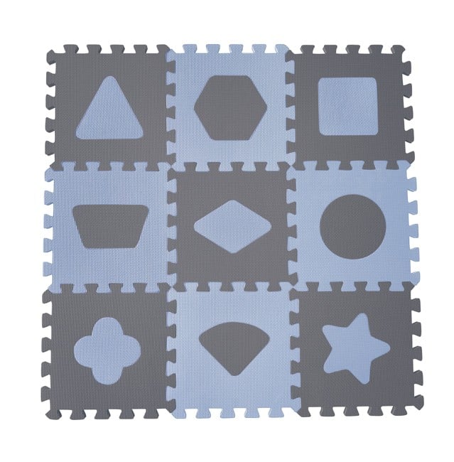 BabyDan - Playmat Geometric Shapes - Blue