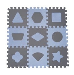 BabyDan - Playmat Geometric Shapes - Blue