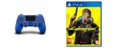 Sony Dualshock 4 Controller v2 - Blue + Cyberpunk 2077 thumbnail-1