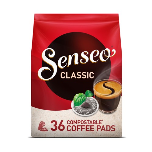 Senseo Classic Kaffepads – 36 st – Balanserat Mellanrostat med Arabica & Robusta