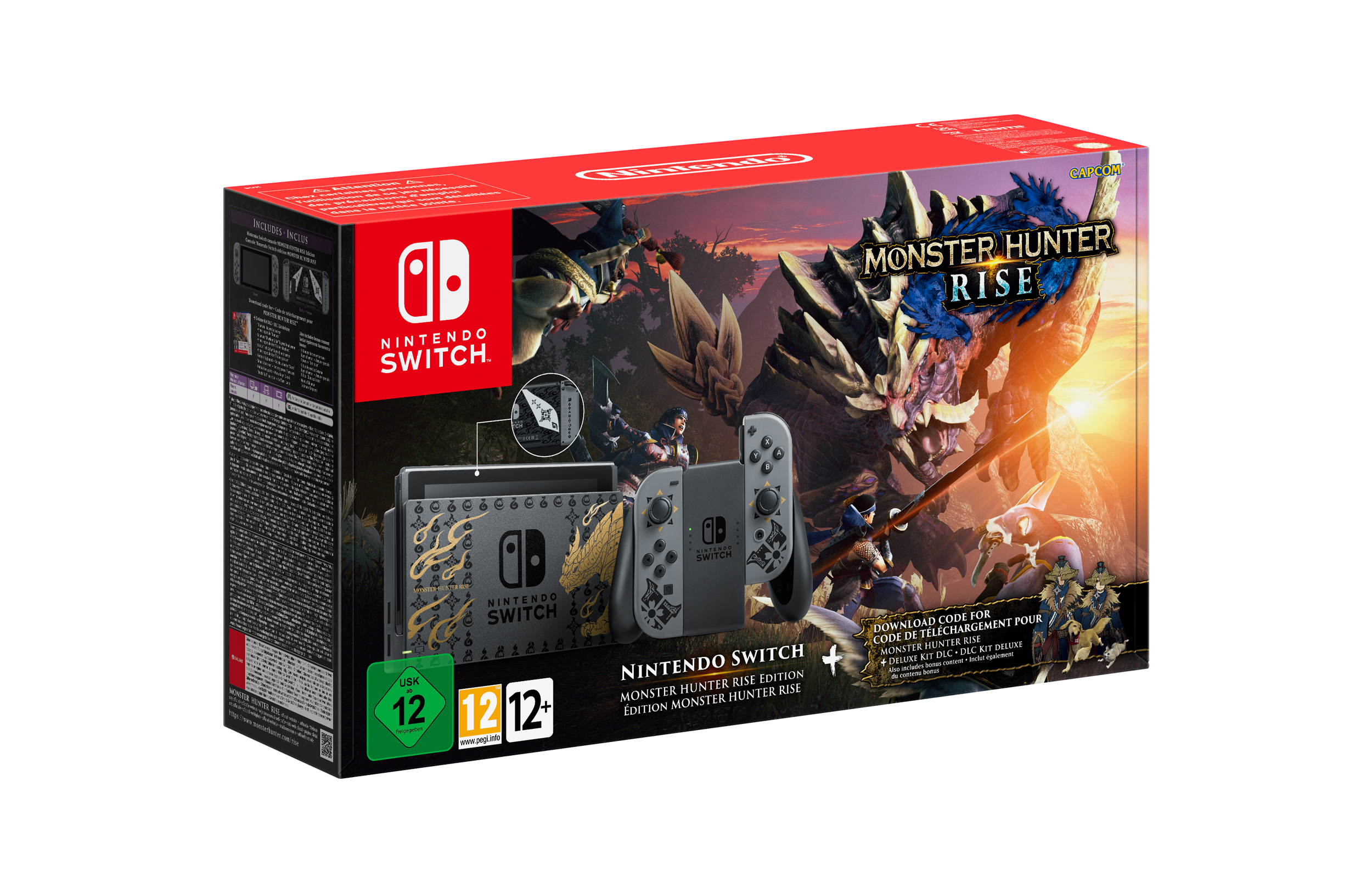 monster hunter rise switch console
