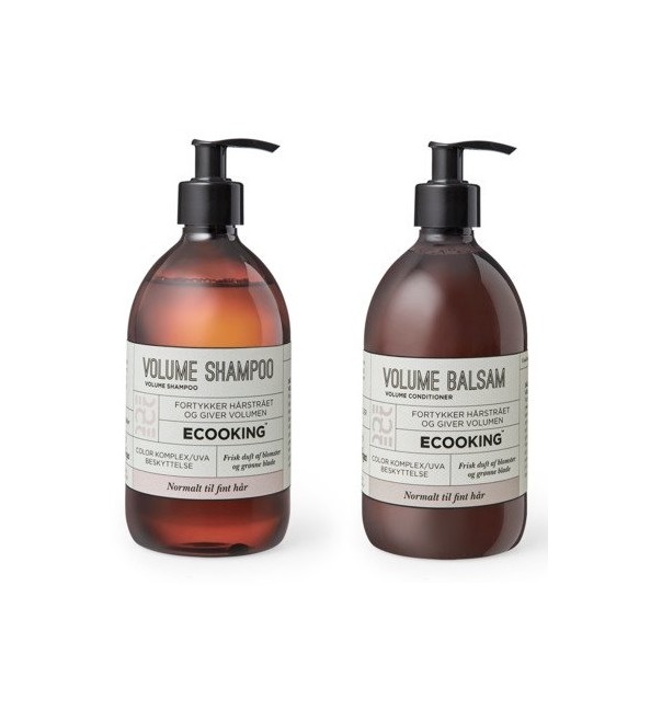 Ecooking - Volume Shampoo 500 ml + Volume Balsam 500 ml