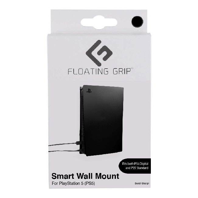 Floating Grip Playstation 5 Wall Mount by Floating Grip Black