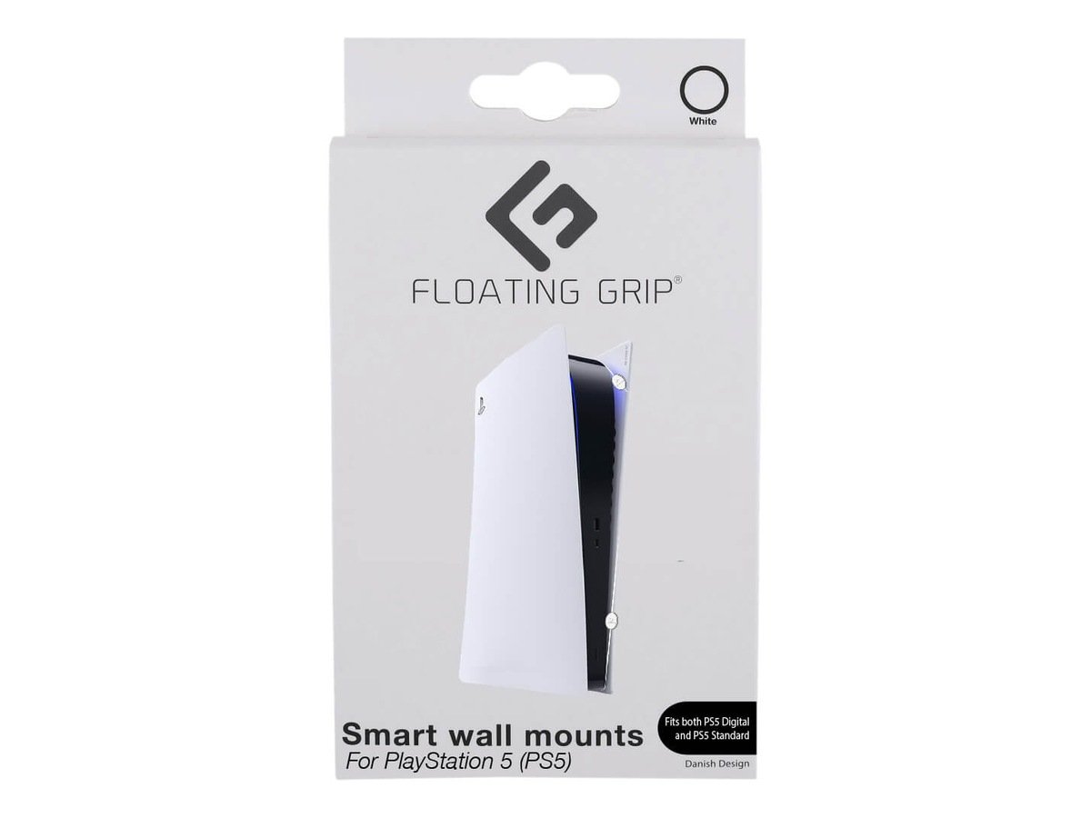 Floating Grip Playstation 5 Wall Mount by Floating Grip White - Videospill og konsoller