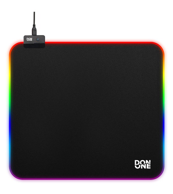 DON ONE - MP450  RGB Gaming Mousepad LARGE - Soft Surface  (45 x 40 CM)