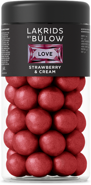 Lakrids By Bülow - 2 x Regular Love Strawberry & Cream 295 g
