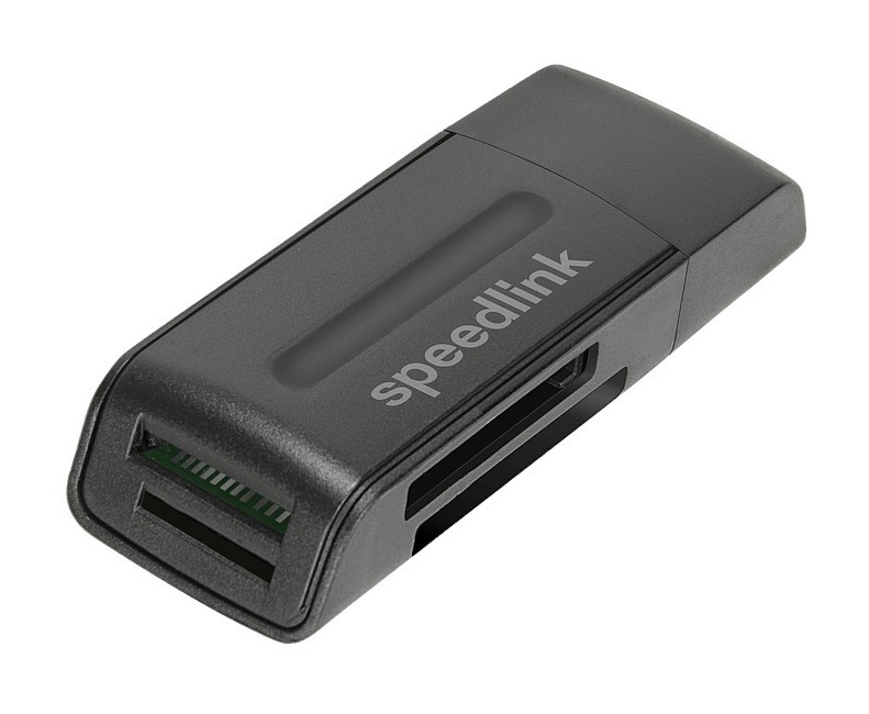 Speedlink - SNAPPY PORTABLE USB CARD READER USB 2.0,