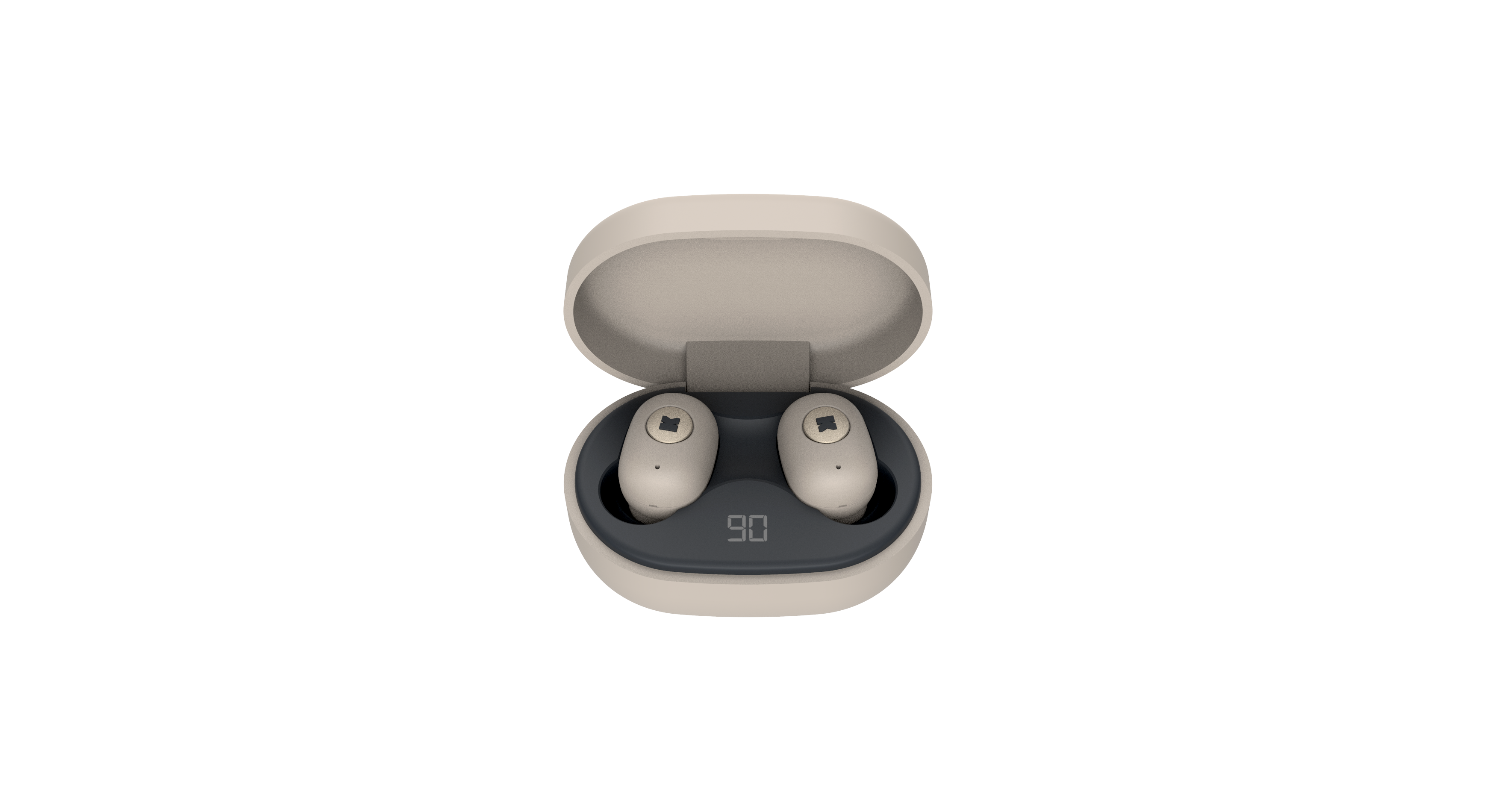 Kreafunk - aBEAN In-Ear Bluetooth Headphones - Ivory Sand (KFLP09) - Elektronikk