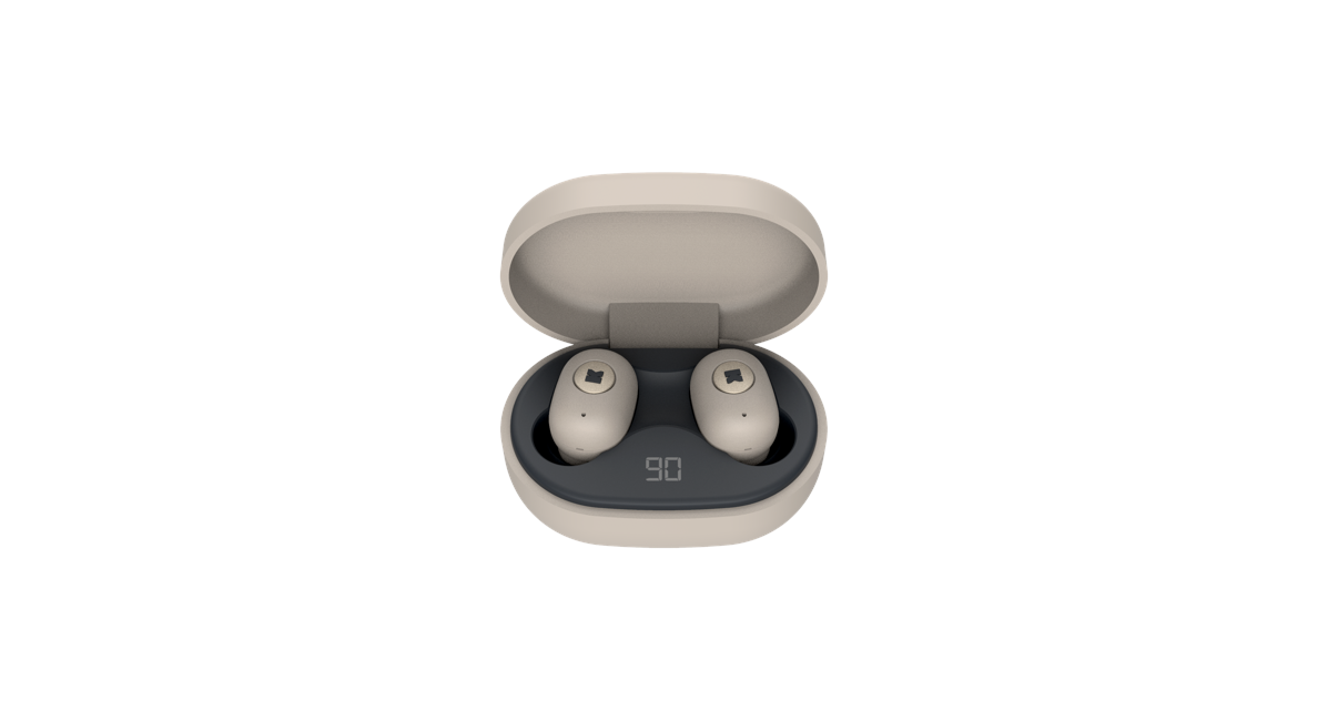 KreaFunk - aBEAN In-Ear Bluetooth Headphones - Ivory Sand (KFLP09)