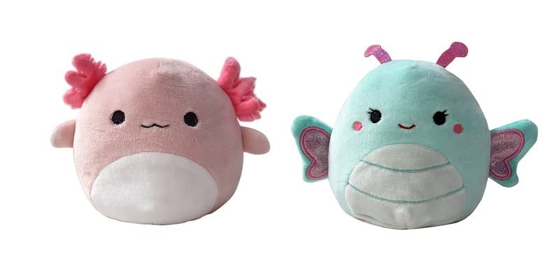 Buy Squishmallows Flip A Mallow 13 Cm Archie The Axolotl Reina The Butterfly