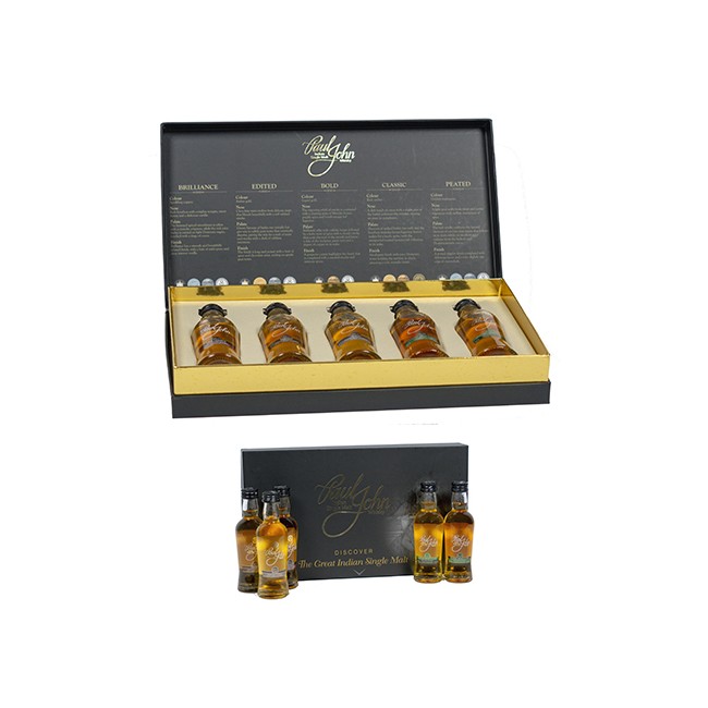 Paul John - Whisky Miniature Box 5 pcs (gave4715)