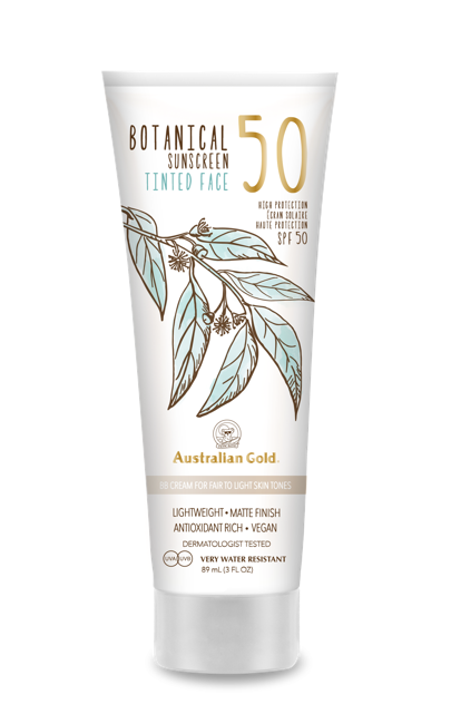 Australian Gold - Botanical Tinted Face Cream SPF 50 88 ml - Fair/Light