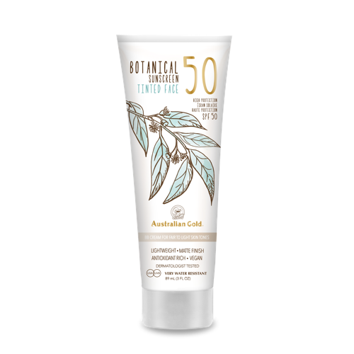 Australian Gold - Botanical Tinted Face Cream SPF 50 88 ml - Fair/Light