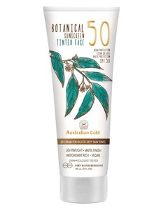 Australian Gold - Botanical Farvet Ansigtscreme SPF 50 88 ml - Rich/Deep