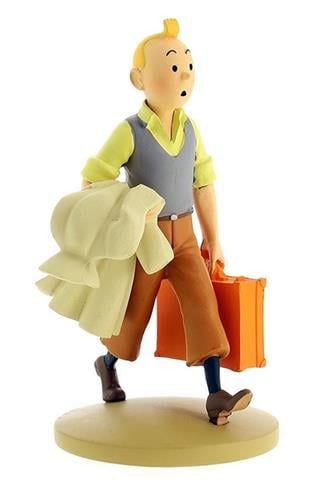 Tintin på vej - Resin Statue