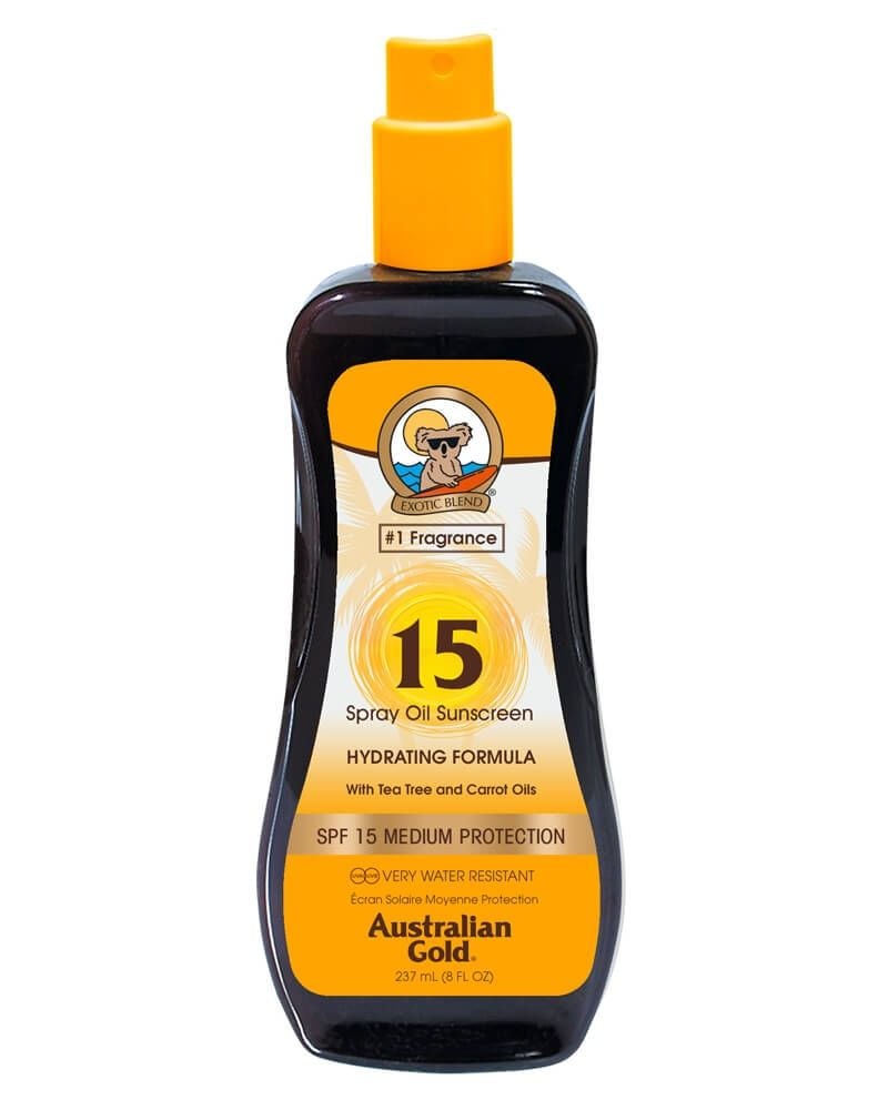 Australian Gold - Carrot Spray Oil SPF 15 237 ml - Skjønnhet