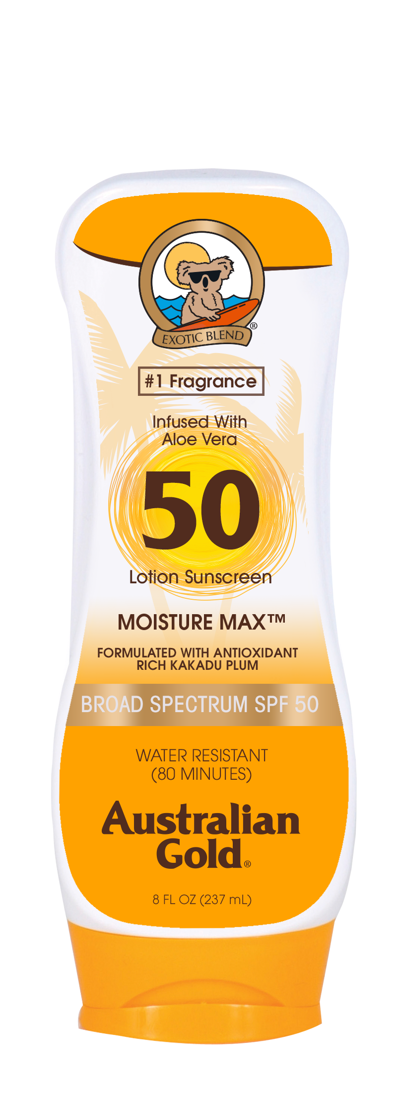 Køb Australian - Sunscreen Lotion SPF 50 ml - 237 Fri fragt