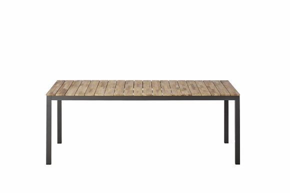 Cinas - Tabula Garden Table 209,5 x 100 x 74 cm - Teak/Anthracite (2562037)