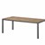 Cinas - Tabula Garden Table 209,5 x 100 x 74 cm - Teak/Anthracite (2562037) thumbnail-3