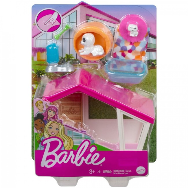 Barbie - Mini Playset Assortment w/Pet  (GRG75)