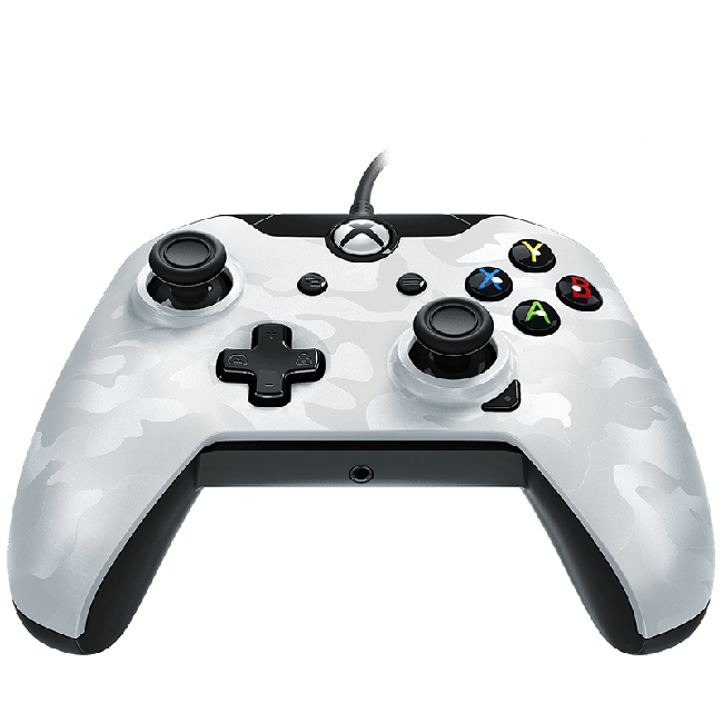 PDP Wired Controller Xbox Series X White Camo