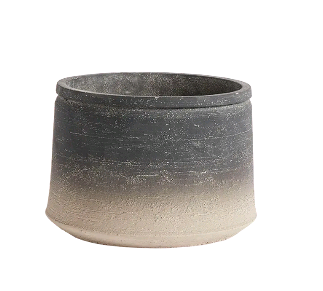 Muubs - Kanji Low Jar 21 cm - Black/Grey (9240000105) - Hage, altan og utendørs