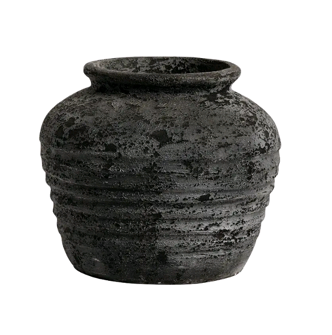Muubs - Melancholia Jar 30 cm - Metallic Black (8470000188)