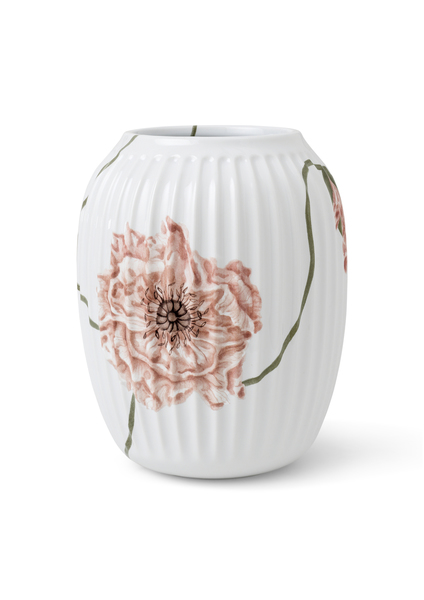 Kähler - Hammershøi Poppy Vase 21 cm - White With Deko (693019)