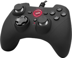 RAIT Gamepad - för PC/PS3/Switch/OLED, gummisvart