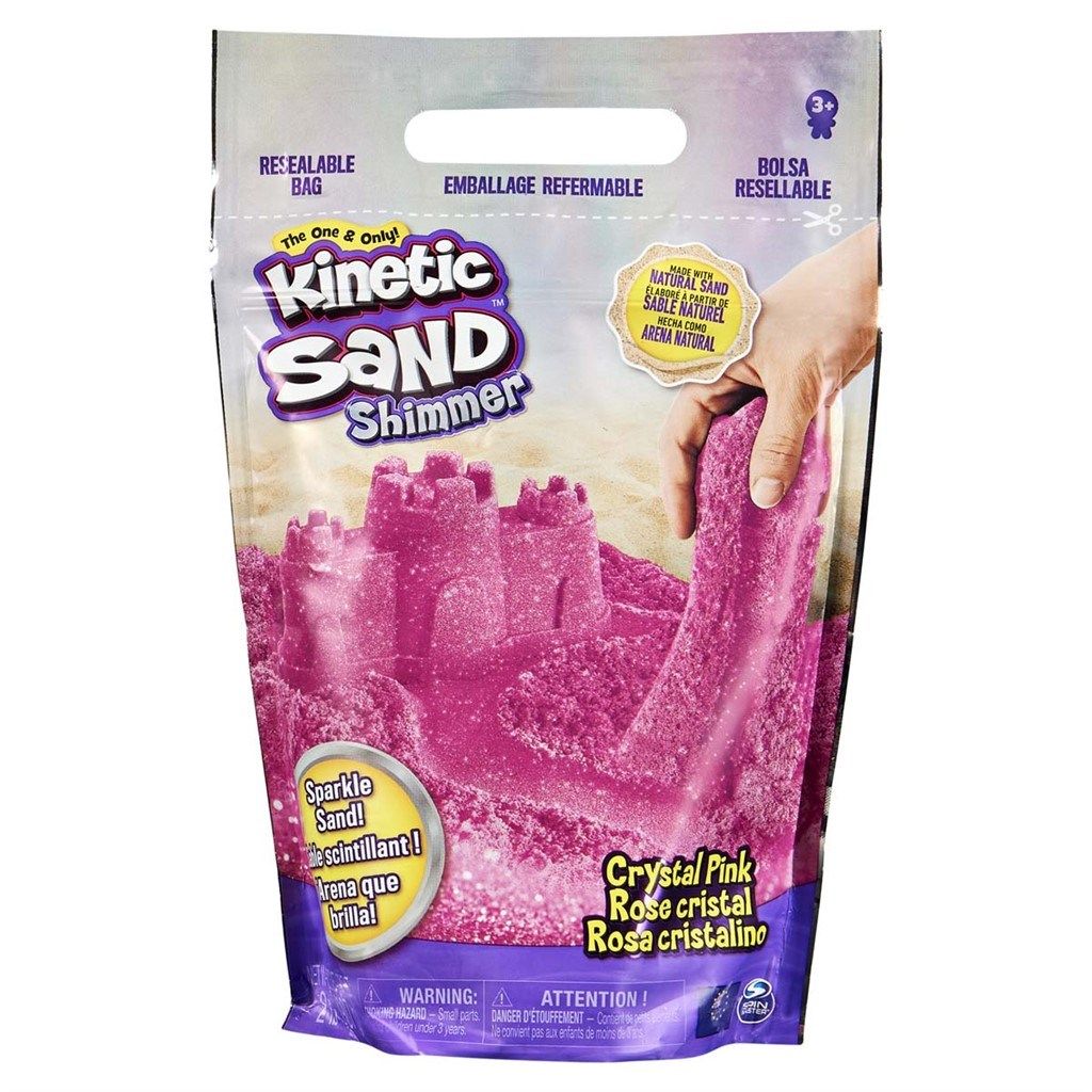 Kinetic Sand - Glitter Sand - Pink (6060800) - Leker