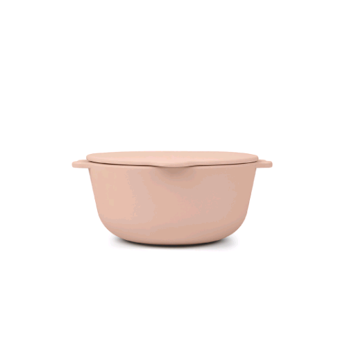 That's Mine - Bowl Silicone 2-pack -  Rose/Feather Grey (SC601)