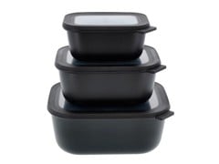 Mepal - Cirqula High Rect Bowl Set - Black (14605)