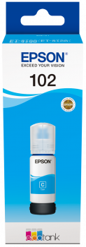 Epson - T102 EcoTank Ink Cyan Bottle - 70ml