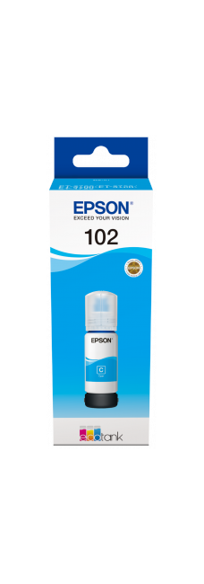 Epson - T102 EcoTank Ink Cyan Bottle - 70ml