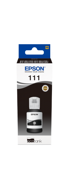 Epson - T111 EcoTank Pigmented Black Ink Bottle