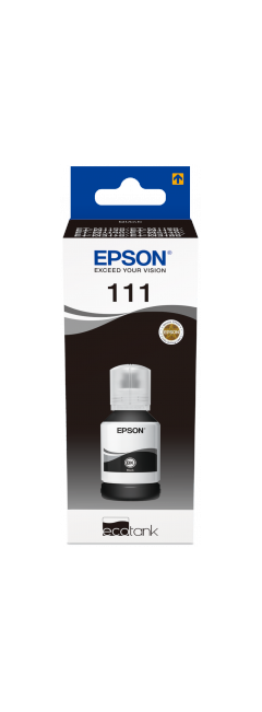 Epson - T111 EcoTank Pigmented Black Ink Bottle