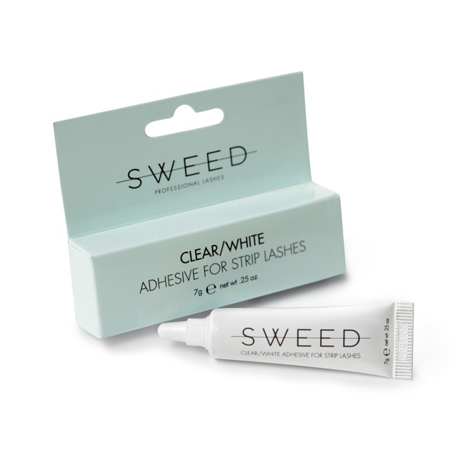 Sweed Lashes - Clear/White Vippelim