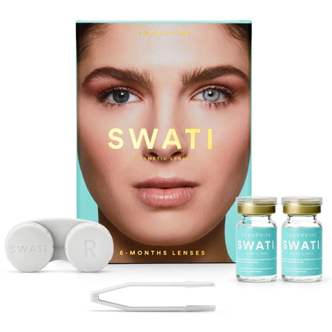 SWATI - Coloured Contact Lenses 6 Months - Turquoise