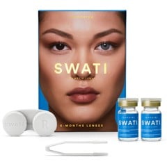 SWATI - Farvede Kontaktlinser 6 Måneder - Sapphire