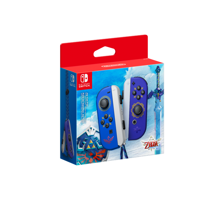 Nintendo Switch Joy-Con Controller Pair Blue Zelda Edition