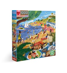 eeBoo - Puzzle -  Strand, 1000 Stück