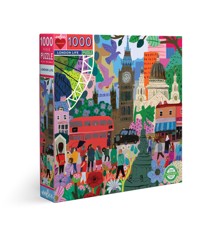 eeBoo - Puzzle - Lontoo, 1000 Stück
